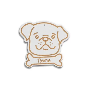 Bola Pug #08 c/ nome personalizado