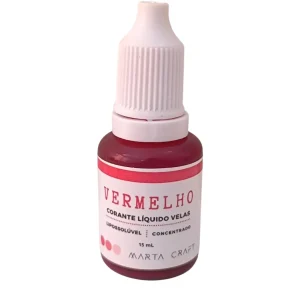 Corante Líquido para velas – Vermelho (15 ml)