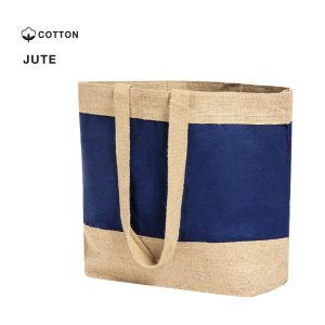 Saco Raxnal numa Resistente Combinação de Juta Laminada e Algodão Laminado para Personalizar