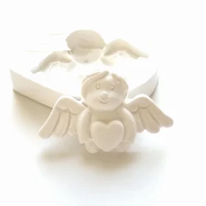 Molde em silicone, Anjinha com coração