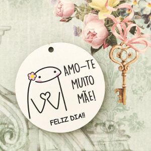Placa para Porta chaves em mdf -Amo-te muito mãe