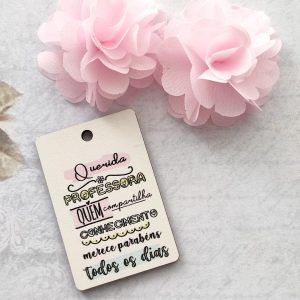 Placa para Porta chaves em mdf -Querida Professora