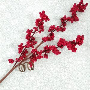 Ramo artificial azevinho 40 cm