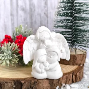 PRESEPIO INFANTIL C/ANJO 5.6X5.2X5.9CM-Marfinite