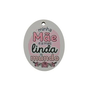 Placa para Porta chaves em mdf -Minha Mãe…