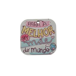 Placa para Porta chaves em mdf -Melhor mãe do mundo- Mod.1