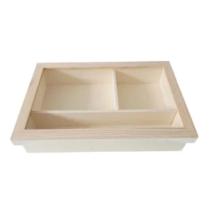 Caixa p/ Batizado c/ tampa em acrílico – 25×37,5×7,5cm