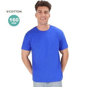 T-shirt de Adulto Seiyo em Malha Lisa com 100% Algodão para Personalizar