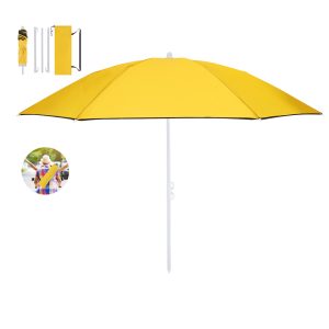 Guarda Sol de Praia Misarya Dobrável de 8 Painéis com Proteção UV para Personalizar