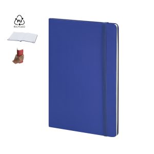 Bloco de Notas Trekon com Capa Fléxivel em PU Reciclado e Folhas Pautadas para Personalizar