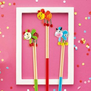 Lápis de Carvão Infantil Zoo para Personalizar