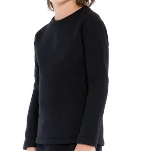 Blusa Segunda Pele Solo X-Thermo Infantil Preto