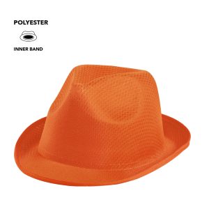 Chapéu Braz de Poliéster numa Ampla Gama de Cores Vibrantes para Personalizar