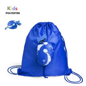 Mochila Dobrável Kissa de Criança em Poliéster para Personalizar