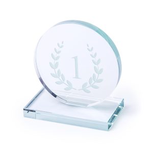 Troféu Owen em Vidro para Personalizar