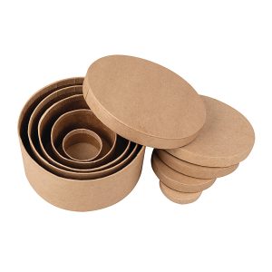 Conjunto caixas papel machê (x5)