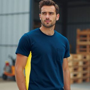 T-shirt Thunder de Manga Curta Bicolor para personalizar