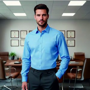 Camisa Oporto de Manga Comprida para Homem para Personalizar