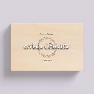 Caixa de batismo personalizada #02