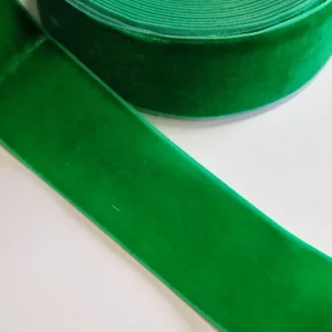 Fita de veludo-40 mm- Verde – Bobine