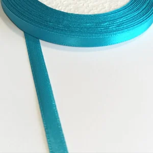 Fita de cetim -6 mm- azul turquesa