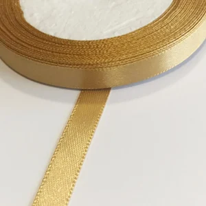 Fita de cetim -10 mm- Castanho dourado