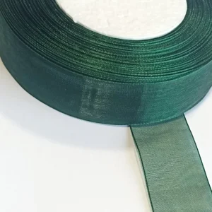 Fita organza 25 mm- Verde