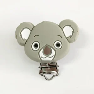 Mola em silicone Koala Cinza
