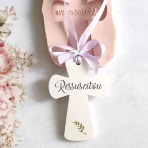Molde em silicone – Cruz “”ressuscitou””