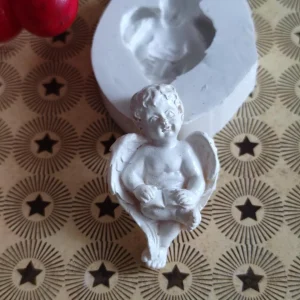 Molde em silicone, Anjinho com livro