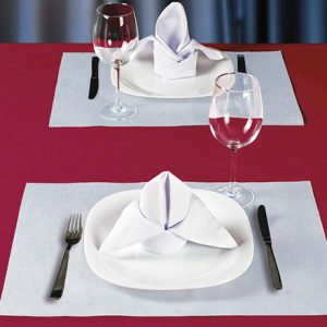 Toalha de Mesa Individual Hostex Descartável para Hotelaria para Personalizar