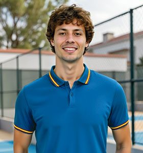 Polo Técnico Maastricht com Golas Coloridas 170g em Poliéster e para Personalizar