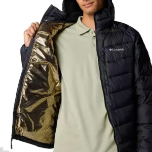 Jaqueta Columbia Labyrinth Loop com Capuz Masculino Preto