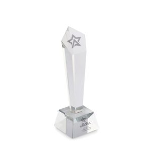 Troféu Diaward em Vidro para Personalizar