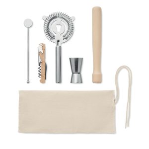 Kit de cocktail Mai Tai em Bolsa de Algodão para Personalizar