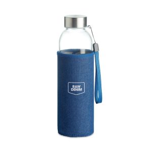 Garrafa de Vidro Utah Denim 500 ml para personalizar